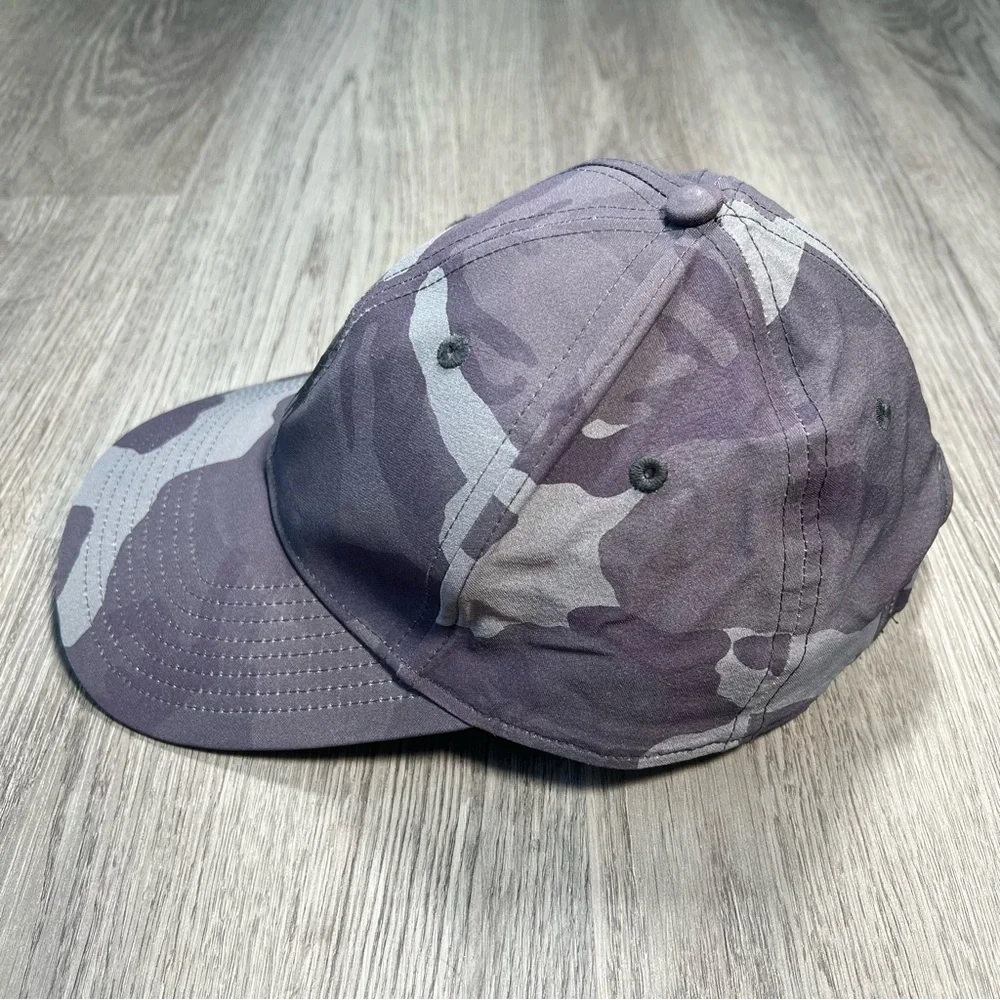 Polo Ralph Lauren Men's Grey Camo Pony Logo‎ Twill Baseball Hat Golf Adjustable